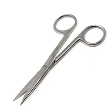 Load image into Gallery viewer, Lab Dissecting Scissors, Sharp/Sharp, 4.5", Straight, Stainless Steel