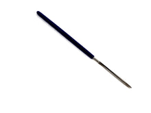 Load image into Gallery viewer, Micro Lab Spatula 3mm Scoop Spoon Sampler Stainless Steel Half Rounded, with Vinyl Handle 6.5" ( 16.5 cm)