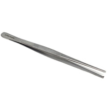 Load image into Gallery viewer, Dissecting Tissue 1x2 Rat Tooth Blunt Thumb Forceps Tweezers 8"