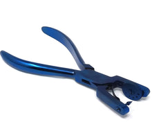 Load image into Gallery viewer, Multifunction Hole Punch Pliers 6-1/2" to Create 0.8mm-2mm Clean Holes Jewelry Making Handheld Stainless Steel Tool, BLUE