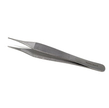 Load image into Gallery viewer, Adson Dressing Serrated Forceps 4.75", Straight Tweezers, Stainless Steel