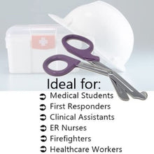 Load image into Gallery viewer, 12/Pack Assorted Rainbow Colors Trauma Paramedic Shears Scissors 7.25" Stainless Steel