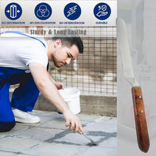 Load image into Gallery viewer, A2Z Scilab Brand Engineering Classic Offset Caulk Tooling Spatula, Stainless Steel (5 " Long Offset Blade)