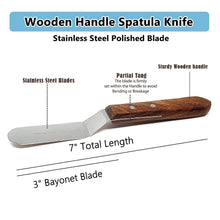 Load image into Gallery viewer, A2Z Scilab Brand Engineering Classic Offset Caulk Tooling Spatula, Stainless Steel (3 " Long Offset Blade)