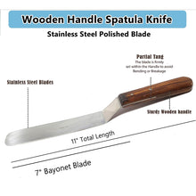 Load image into Gallery viewer, A2Z Scilab Brand Engineering Classic Offset Caulk Tooling Spatula, Stainless Steel (7 " Long Offset Blade)