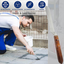 Load image into Gallery viewer, A2Z Scilab Brand Engineering Classic Offset Caulk Tooling Spatula, Stainless Steel (6 " Long Offset Blade)