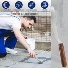 Load image into Gallery viewer, A2Z Scilab Brand Engineering Classic Offset Caulk Tooling Spatula, Stainless Steel (7 " Long Offset Blade)