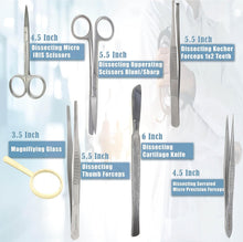 Load image into Gallery viewer, 44 Pcs Advanced Dissecting Kit Stainless Steel Tools Set for School Labs & Science Projects