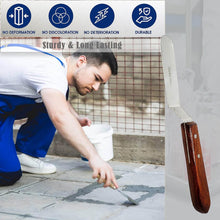 Load image into Gallery viewer, A2Z Scilab Brand Engineering Classic Offset Caulk Tooling Spatula, Stainless Steel (4 " Long Offset Blade)