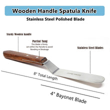 Load image into Gallery viewer, A2Z Scilab Brand Engineering Classic Offset Caulk Tooling Spatula, Stainless Steel (4 " Long Offset Blade)