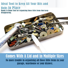 Load image into Gallery viewer, Stainless Steel Medical Sterilizer Box Instrument Organizer Storage Bin with Lid - 10L x 6W x 2H