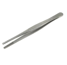 Load image into Gallery viewer, Dissecting Tissue Thumb Forceps Tweezers 5" (12.7 cm), Blunt Serrated Tips