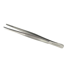 Load image into Gallery viewer, Dissecting Tissue Thumb Forceps Tweezers 5" (12.7 cm), Blunt Serrated Tips