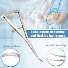 Load image into Gallery viewer, Premium Castroviejo Caliper Graduated 0-40mm Curved 7"
