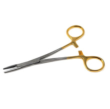 Load image into Gallery viewer, Gold Handle Olsen Hegar Needle Holder 5.5", Premium