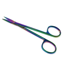 Load image into Gallery viewer, Micro Dissecting IRIS Lab Scissors 4.5" Straight Stainless Steel Shears, Multi