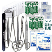 Load image into Gallery viewer, First Aid Kit 38/pk Emergency Medical Trauma Dressing Supplies