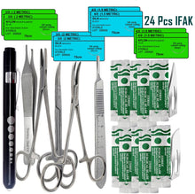 Load image into Gallery viewer, First Aid Kit 24/pk Surgical Suture Medical Trauma Dressing Supplies