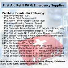 Load image into Gallery viewer, First Aid Kit 70/pk Emergency Medical Trauma Dressing Supplies