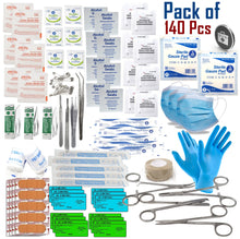 Load image into Gallery viewer, First Aid Kit 140/pk Emergency Medical Trauma Dressing Supplies