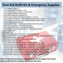 Load image into Gallery viewer, First Aid Kit 140/pk Emergency Medical Trauma Dressing Supplies