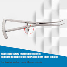 Load image into Gallery viewer, Premium Castroviejo Caliper Graduated 0-40mm Curved 7"