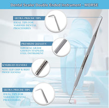 Load image into Gallery viewer, 10 Pcs Professional Dental Kit, Oral Hygiene Set, Stainless Steel Double Ended Teeth Scrapper Scalers Mouth Inspection Mirror
