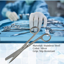 Load image into Gallery viewer, Lab Dissecting Scissors, Sharp/Blunt, 5.5", Straight, Stainless Steel