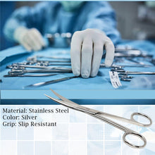Load image into Gallery viewer, Lab Dissecting Scissors, Sharp/Sharp, 5.5", Curved, Stainless Steel