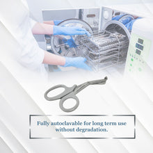 Load image into Gallery viewer, 12/Pack Gray Handle Trauma Shears 7.25" Stainless Steel Scissors for Paramedics, EMT, Nurses, Firefighters + More
