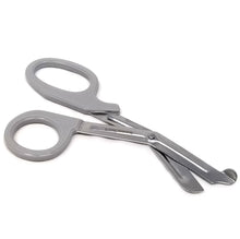 Load image into Gallery viewer, Trauma Shears 7.25" Paramedic Scissors Stainless Steel Serrated Blade, Gray