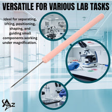 Load image into Gallery viewer, 12/Pack Plastic Handle Dissecting Dissection Teasing Needle Straight