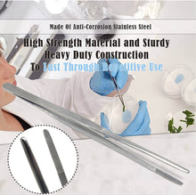 Load image into Gallery viewer, Dissecting Thumb Forceps Tweezers 10" (25 cm), Blunt Serrated Tips