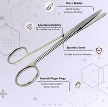 Load image into Gallery viewer, Mayo Dissecting Blunt Scissors 5.5", Straight, Stainless Steel