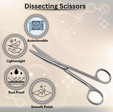 Load image into Gallery viewer, Mayo Dissecting Blunt Scissors 5.5", Curved, Stainless Steel