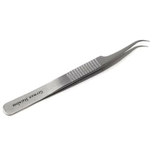 Load image into Gallery viewer, Lab Forceps Eagle Beak Needle Point Tip 4.75" Tweezers, Stainless Steel, Ridged
