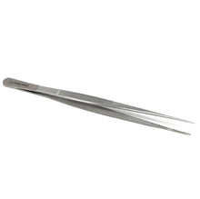 Load image into Gallery viewer, Dissecting Forceps Stainless Steel Micro Fine Point Serrated Tips 8" Straight Tweezers