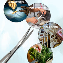 Load image into Gallery viewer, Metzenbaum Lab Dissecting Scissors, 5.75", Curved Blades, Stainless Steel