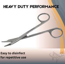 Load image into Gallery viewer, Steven Tenotomy Scissors 4.5" Curved, Stainless Steel