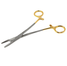 Load image into Gallery viewer, Gold Handle Olsen Hegar Needle Holder 6.5", Premium