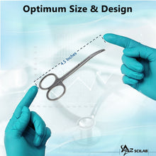 Load image into Gallery viewer, Northbent Suture Stitch Scissors 4.5" with Curved One Hook Blade, Stainless Steel
