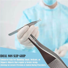 Load image into Gallery viewer, Adson Brown Forceps 9x9 Teeth, 4.75" Straight Tweezers, Stainless Steel