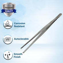 Load image into Gallery viewer, Precision Blunt Jaws Kocher 1x2 Rat Tooth Thumb Forceps 10"