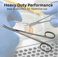 Load image into Gallery viewer, Micro Dissecting IRIS Lab Scissors Curved Blades 6" Stainless Steel Shears