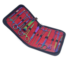 Load image into Gallery viewer, 13 Pcs Dissecting Instruments w/ Farabeuf Retractor Multi Titanium Kit in a Case