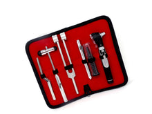 Load image into Gallery viewer, FIBER OPTIC Otoscope Tuning Fork C128 Reflex Hammer Diagnostic ENT SET