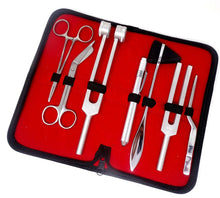 Load image into Gallery viewer, 7 pcs Neurological Percussion Reflex Taylor Hammer Medical EMT Nurse Diagnostic Kit