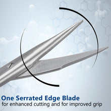 Load image into Gallery viewer, Supercut Delicate Steven Tenotomy Scissors 4.5" Curved, Color Handle