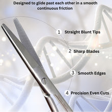 Load image into Gallery viewer, Mayo Dissecting Blunt Scissors 5.5", Straight, Stainless Steel