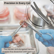 Load image into Gallery viewer, Metzenbaum Scissors Lab Dissecting 7" Shears, Curved Blades, Stainless Steel